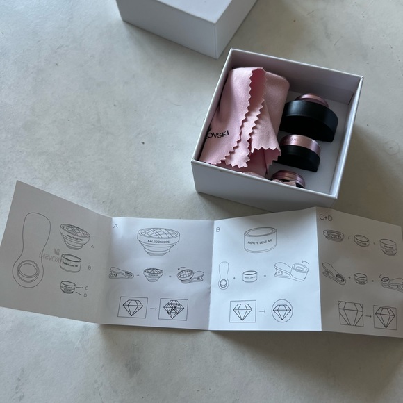 NIB Swarovski Smartphone Lens Set - Picture 7 of 7
